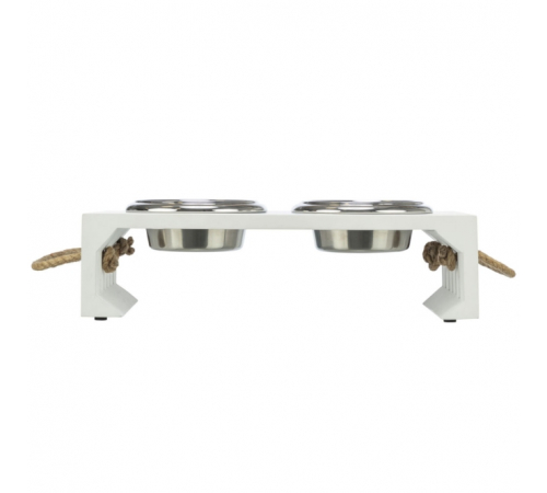 Trixie BE NORDIC Napf-Set, MDF/Edelstahl - 2 x 0,9 l