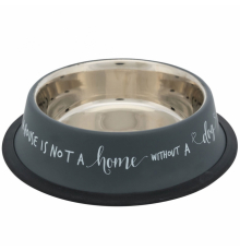 Trixie Edelstahlnapf Home für Hunde - 0,9 l/ø 23 cm