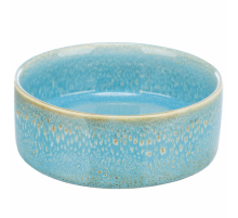 Trixie Keramiknapf mit Musterung - blau - 0,4 l/ø 13 cm