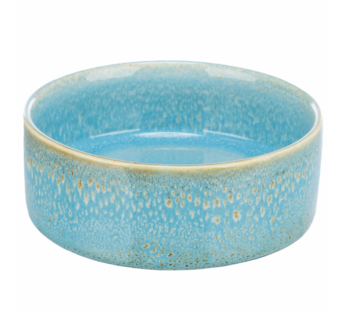 Trixie Keramiknapf mit Musterung - blau - 0,4 l/ø 13 cm
