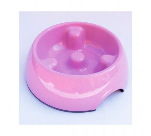 DOGIT Go-Slow Anti-Schling-Napf Rosa 140 ml