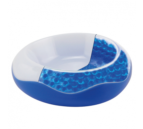 Duvoplus Kühlnapf weiß/blau 1500ml / Ø29cm