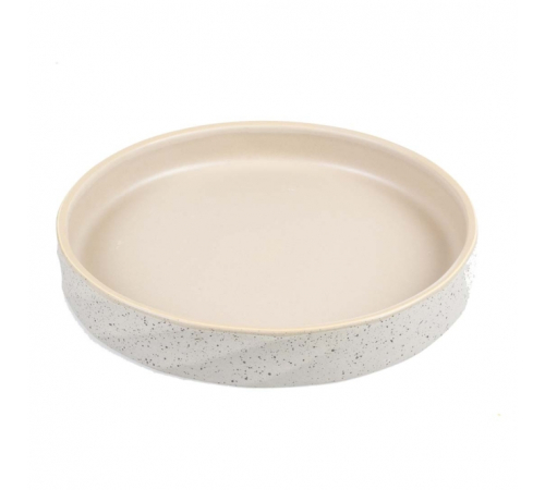 Duvoplus flacher Keramiknapf Stone Wavy Dune - 260ml