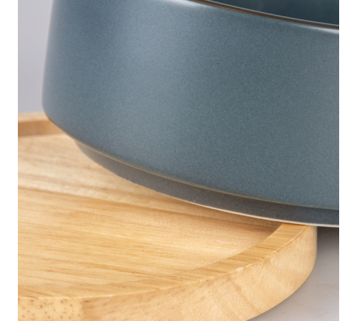 Duvoplus Keramiknapf Stone Timber blau - 450ml