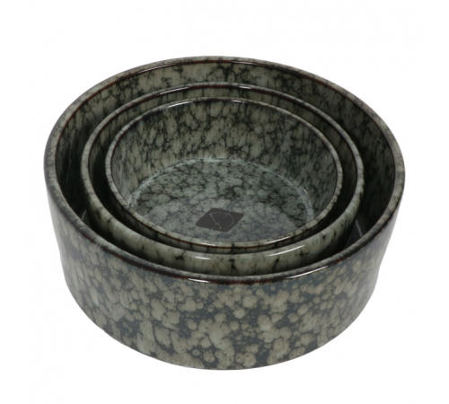 D&D Trendy Napf Jasper green marble - 13 cm