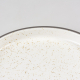 Duvoplus flacher Keramiknapf Stone Speckle - weiß