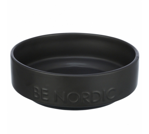 Trixie BE NORDIC Keramiknapf für Hunde - schwarz/0,5l