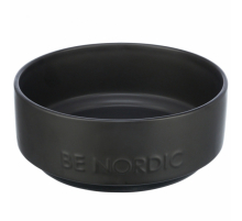 Trixie BE NORDIC Keramiknapf für Hunde - schwarz/1,2l
