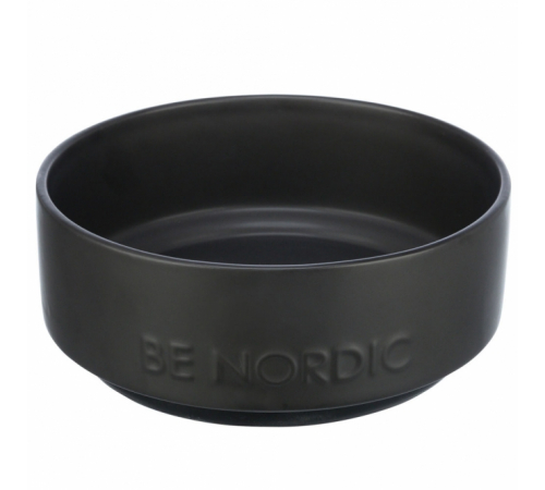 Trixie BE NORDIC Keramiknapf für Hunde - schwarz/1,2l