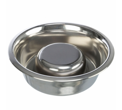 Trixie Slow Feeding Edelstahlnapf - 0,6 l/ø 17 cm