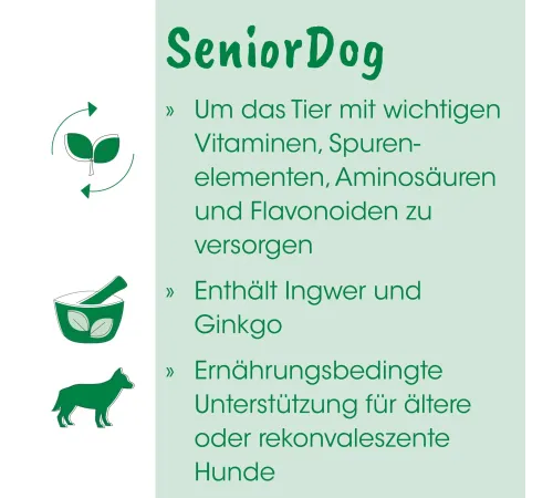 Ergänzungsfuttermittel für Hunde - cdVet SeniorDog 250 g