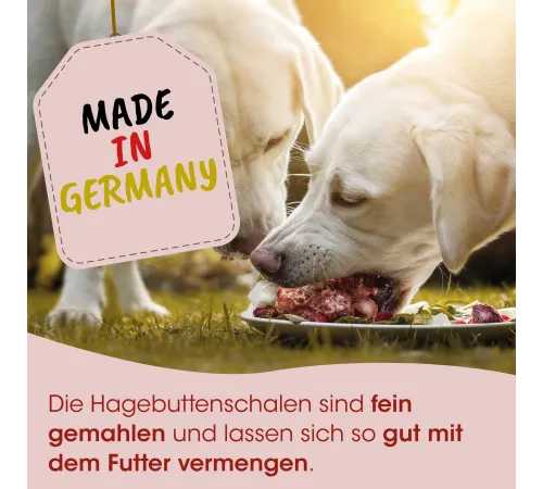 Einzelfuttermittel für Hunde - cdVet Fit-BARF Hagebuttenschalen fein 500 g