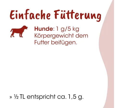 Einzelfuttermittel für Hunde - cdVet Fit-BARF Hagebuttenschalen fein 500 g
