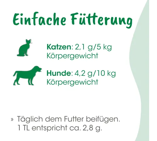 Ergänzungsfuttermittel - cdVet Fell & Haut Vital Hund & Katze 150 g