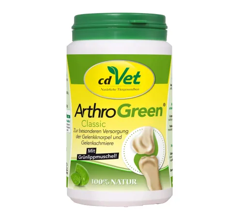 Кормова добавка для собак та котів - cdVet ArthroGreen Classic 165 g