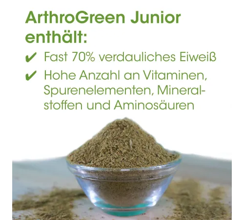Кормовая добавка для собак и кошек - cdVet ArthroGreen Junior 80 g