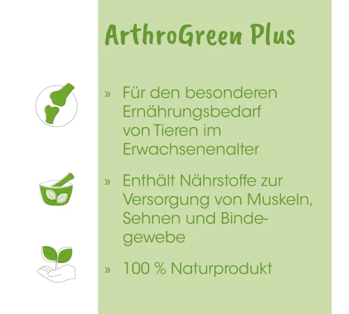 Кормовая добавка для собак и кошек - cdVet ArthroGreen plus 150 g