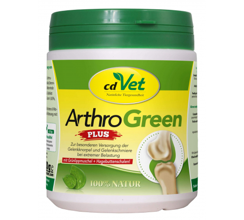 Кормовая добавка для собак и кошек - cdVet ArthroGreen plus 330 g