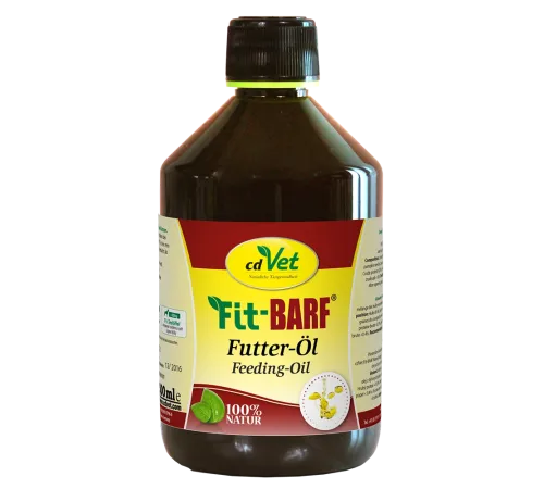 Кормова добавка для собак та котів - cdVet Fit-BARF Futteröl 500 ml