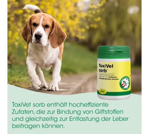 Кормова добавка для собак та котів - cdVet ToxiVet sorb 150 g