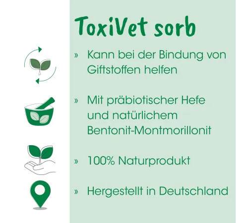 Кормова добавка для собак та котів - cdVet ToxiVet sorb 150 g