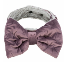 Trixie Halsband Estelle mit Schleife - flieder - S-M: 30-45 cm/40 mm