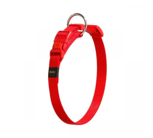 Karlie Art Sportiv Silverplus Halsband - Rot - 15 mm / 30-45 cm