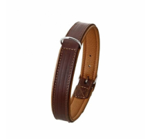 Karlie Rondo Halsband unterlegt - Braun - 22 mm / 52 cm