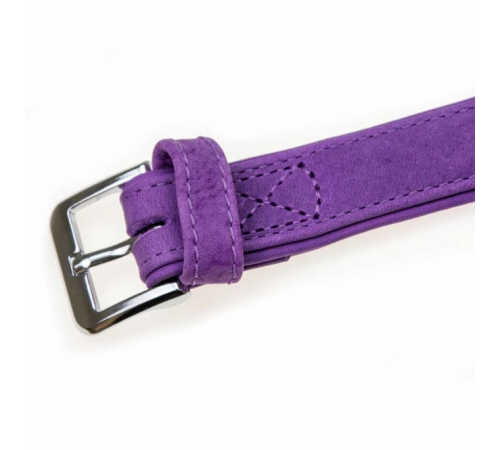 Karlie Halsband Buffalo aus Kalbsleder - Lila - 24 cm/10 mm