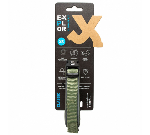 Duvoplus EXPLOR Ultimate Fit Comfy Halsband Classic - Undercover Green - XL - 52-61cm