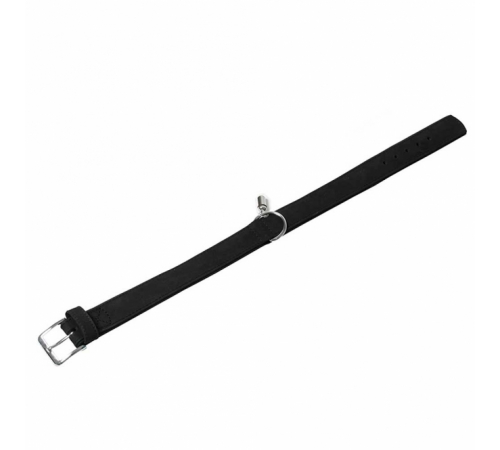 Karlie Halsband Buffalo aus Kalbsleder - Schwarz - 65 cm/40 mm