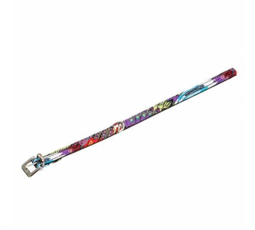 Karlie Halsband Peacock - grün/schwarz - 32 cm / 12 mm