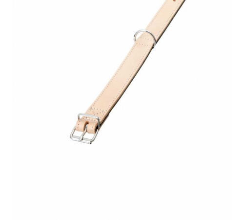 Karlie RONDO Halsband genäht - Natur/Schwarz - 24 mm, 42 cm
