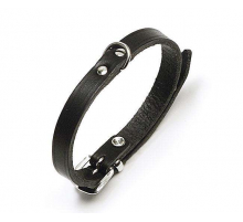Karlie RONDO Halsband genietet - Schwarz - 25 mm, 62 cm