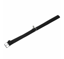 Karlie Halsband Buffalo aus Kalbsleder - Schwarz - 45 cm/22 mm