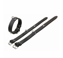 Karlie Rondo Halsband mit Ring für Adresstube - Schwarz - 50cm/35mm