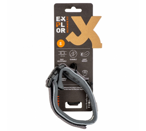 Duvoplus EXPLOR Ultimate Fit Comfy Halsband Safety - Silver Reflective - S - 34-38cm