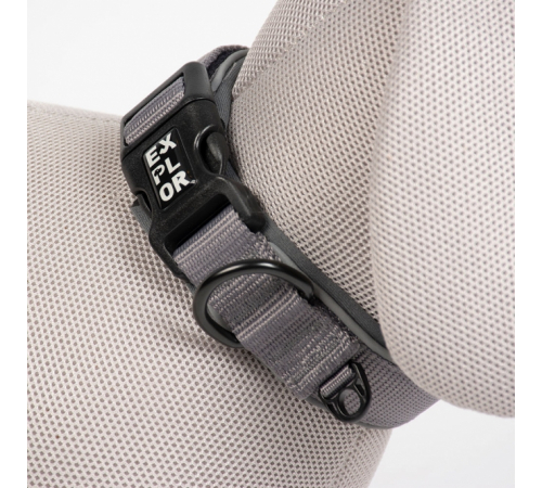 Duvoplus EXPLOR Ultimate Fit Comfy Halsband Safety - Silver Reflective - S - 34-38cm