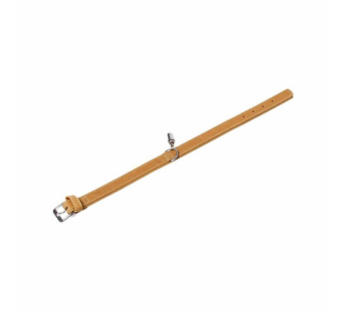 Karlie Halsband Buffalo aus Kalbsleder - Hellbraun - 65 cm/40 mm