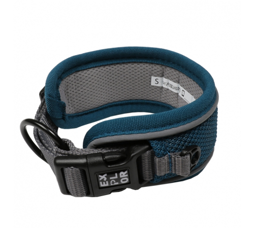 Duvoplus EXPLOR Ultimate Fit Control Halsband Classic - petrol blue - S - 34-38cm