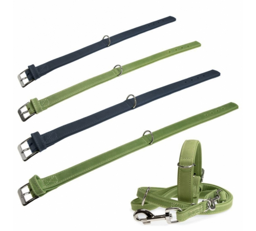 Karlie Buffalo Halsband - Hellgrün - 40cm / 17mm