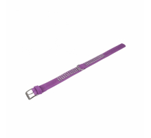 Karlie Buffalo Strass-Halsband - Violett - 3-reihig, 65cm/40mm