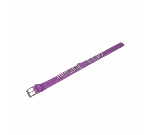 Karlie Buffalo Strass-Halsband - Violett - 3-reihig, 65cm/40mm