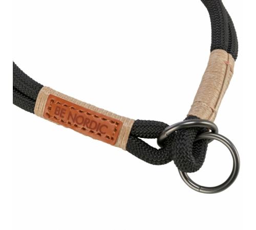 Trixie BE NORDIC Zug-Stopp-Halsband - schwarz - 45 cm