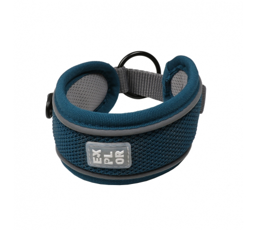 Duvoplus EXPLOR Ultimate Fit Control Halsband Classic - petrol blue - M - 39-44cm