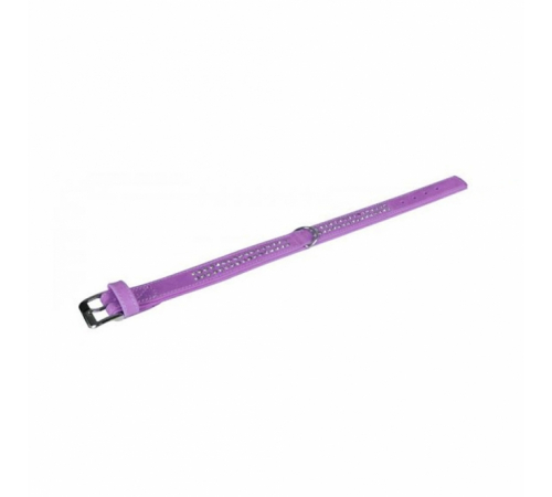 Karlie Buffalo Strass-Halsband - Violett - 2-reihig, 55cm/30mm