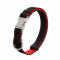 Karlie Buffalo Ultra Halsband - Schwarz/Rot - 40 mm / 55-75 cm