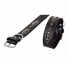 Karlie RONDO Halsband doubliert mit Ziernieten - 70cm/50mm