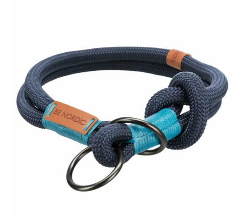 Trixie BE NORDIC Zug-Stopp-Halsband - dunkelblau - 50 cm