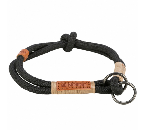 Trixie BE NORDIC Zug-Stopp-Halsband - schwarz - 50 cm